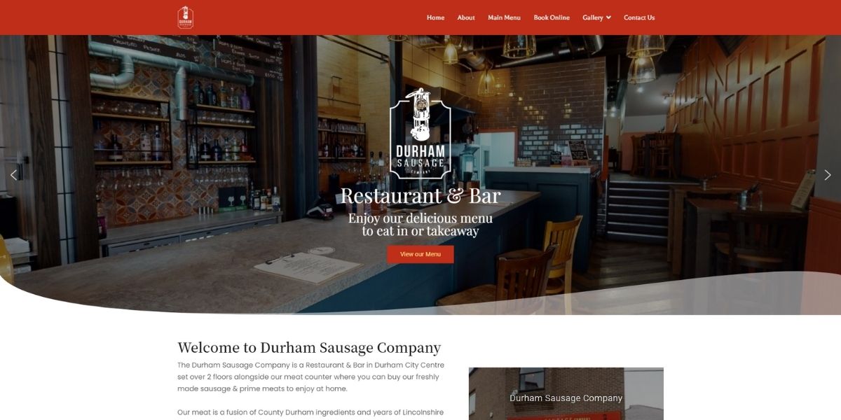 New Website for Durham Sausage Company